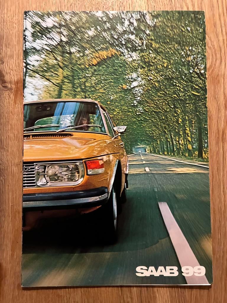 Saab 96 99 brochure, Boeken, Ophalen of Verzenden, Zo goed als nieuw, Overige merken