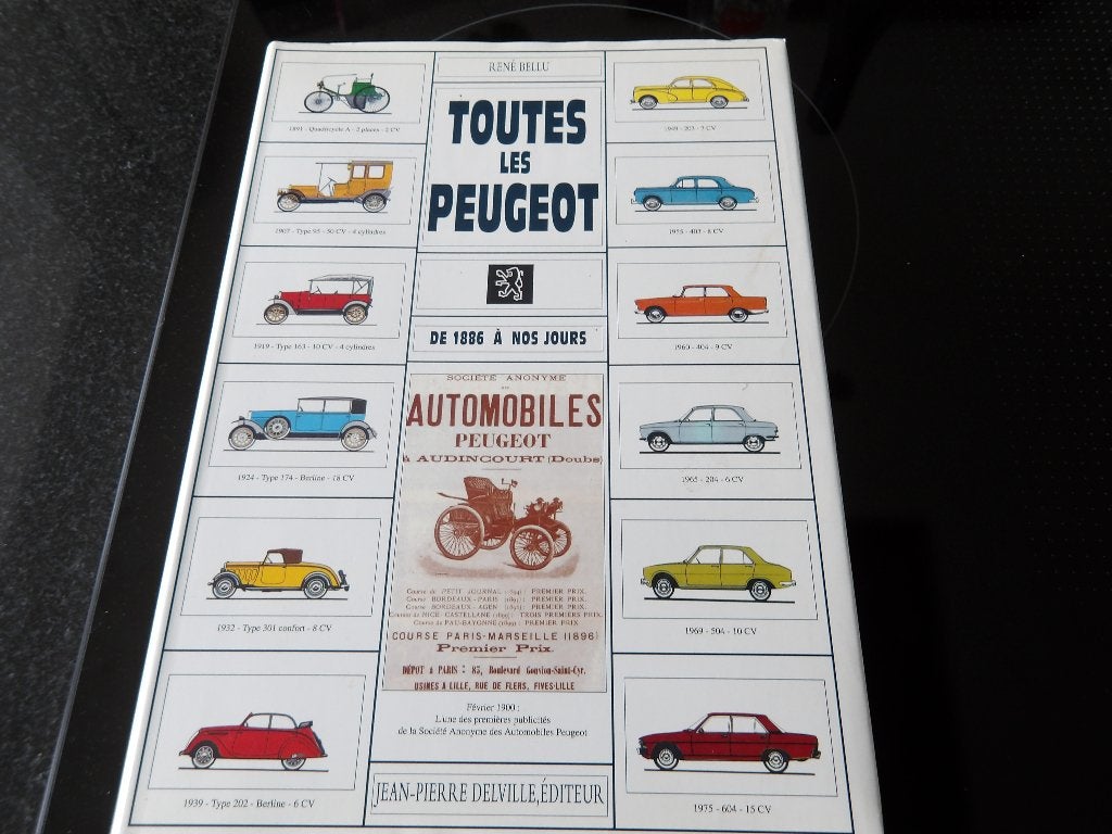 Boek: Toutes les Peugeot de 1886 à nos jours, Boeken, Auto's | Boeken, Gelezen, René Bellu, Ophalen of Verzenden, Peugeot