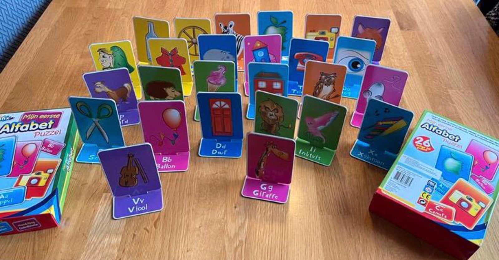Mijn eerste alfabet puzzel van Grafix 52 delig 3D puzzel, Hobby en Vrije tijd, Gezelschapsspellen | Bordspellen, Ophalen of Verzenden