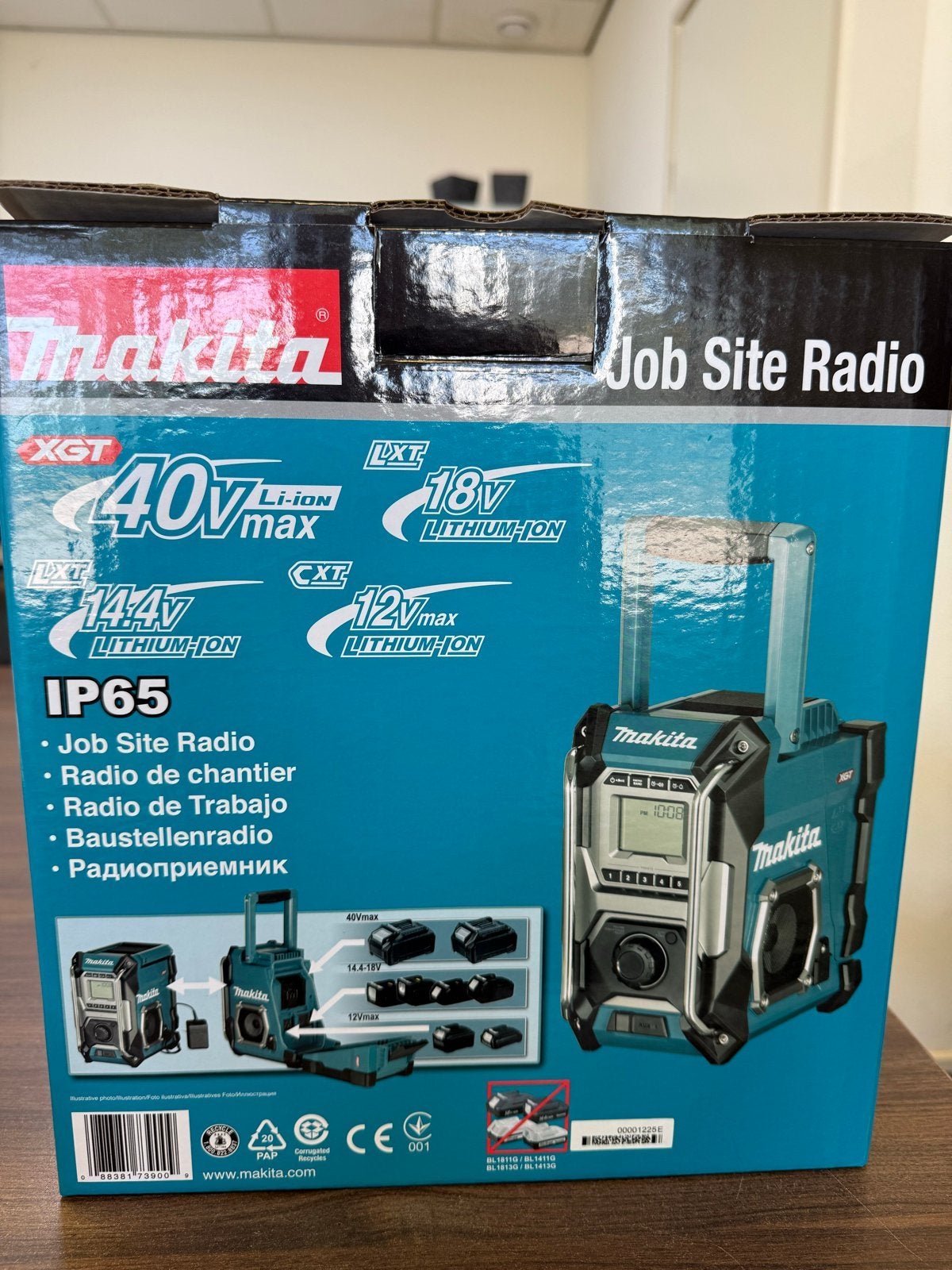 Makita Bouwradio MR001GZ - Nieuw in doos, Audio, Tv en Foto, Radio's, Ophalen, Nieuw, Bouwradio