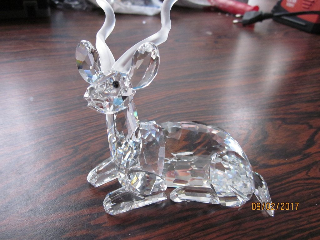 Swarovski Koedoe incl. doos & certificaat, Verzamelen, Swarovski, Ophalen of Verzenden, Nieuw, Figuurtje