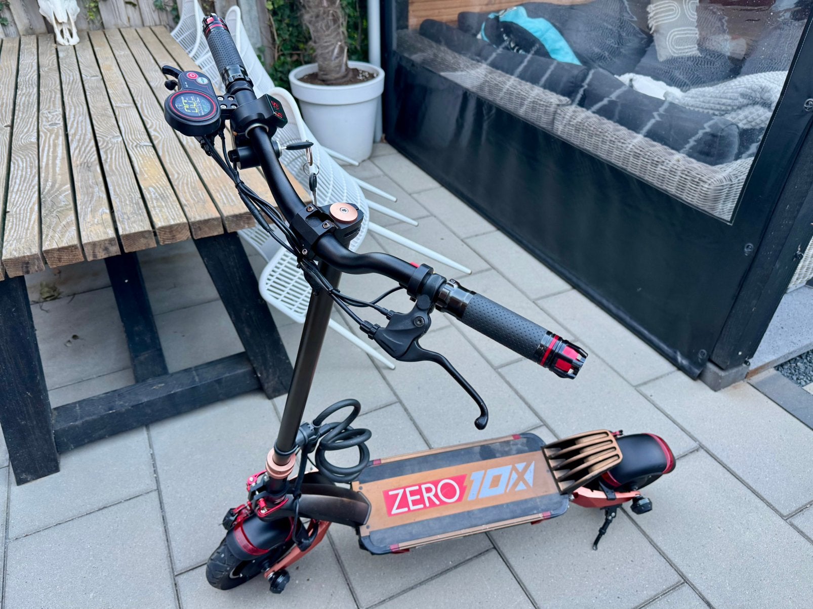 Zero 10X Elektrische Step (Dual Motor 2x1000W), Fietsen en Brommers, Steps, Ophalen, Zo goed als nieuw, Elektrische step (E-scooter)
