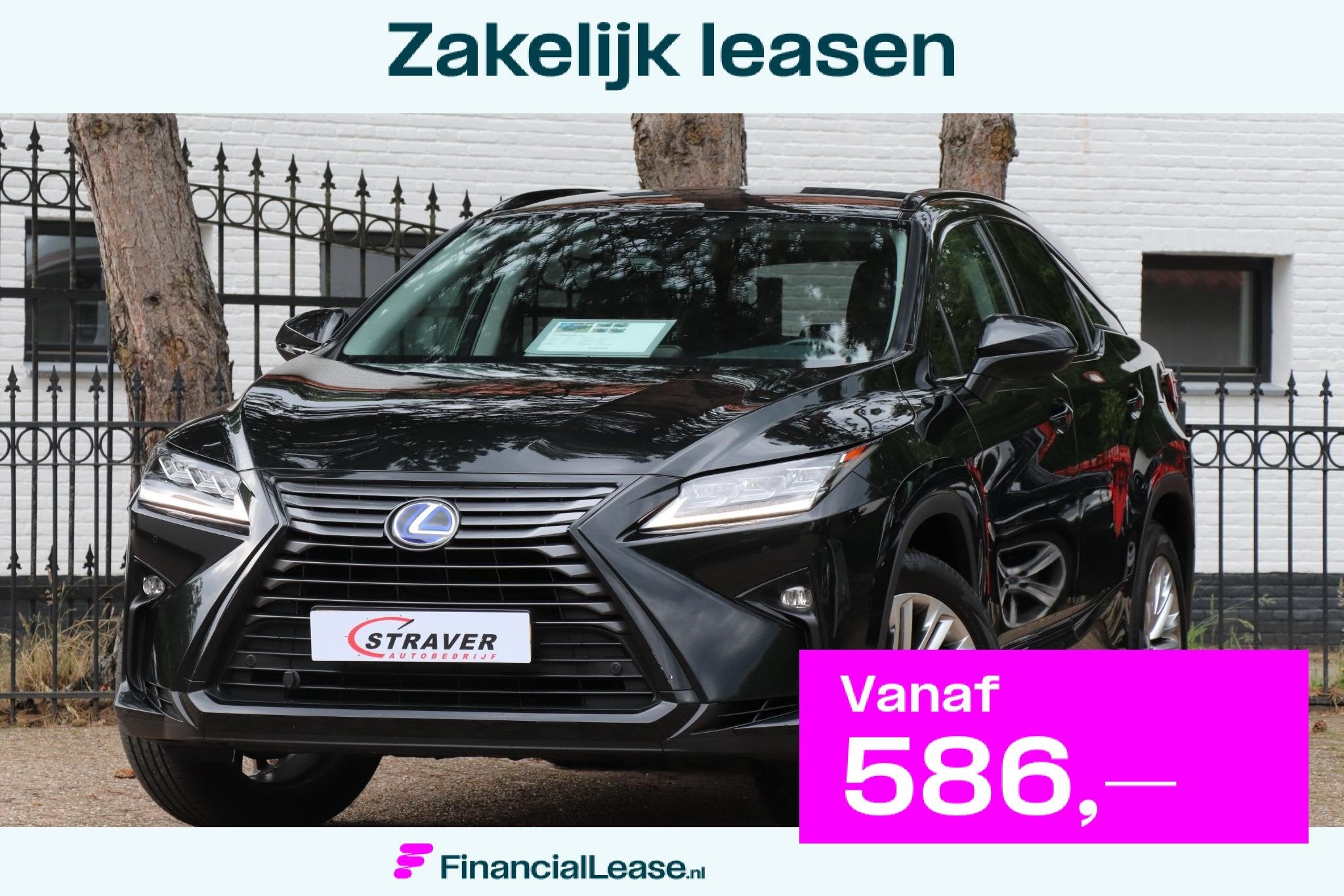 Lexus RX 450h 4WD |Stoelkoeling |Stuurwielverwarming |Elektr, Automaat, Gebruikt, 138 €/maand, Zwart