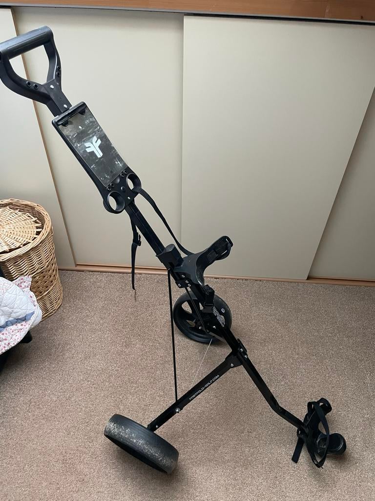 Basic Golf Trolley - Handige Golftrolley, Ophalen of Verzenden, Gebruikt, Golfkar, Overige merken