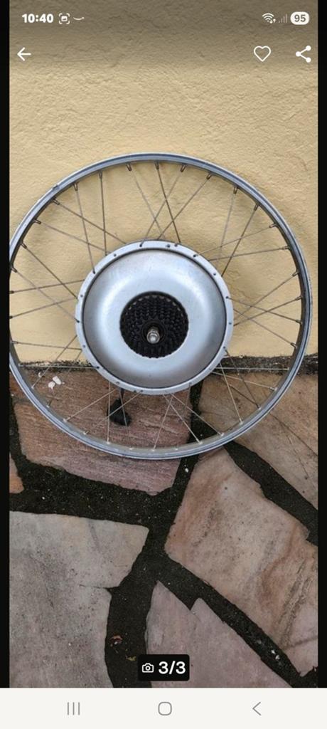 Sachs e bike motor achter wiel met binnen/ buitenband 26 inc, Ophalen of Verzenden