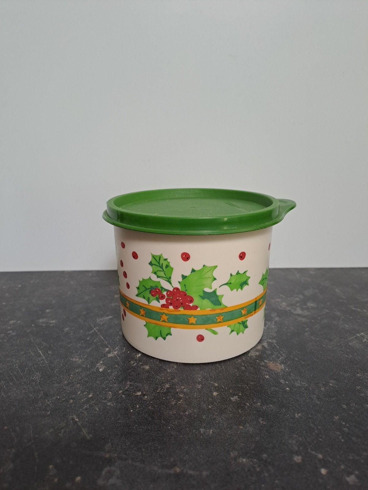 Tupperware kerst editie met deksel. Halve liter., Verzamelen, Blikken, Ophalen of Verzenden, Gebruikt, Overige, Overige merken