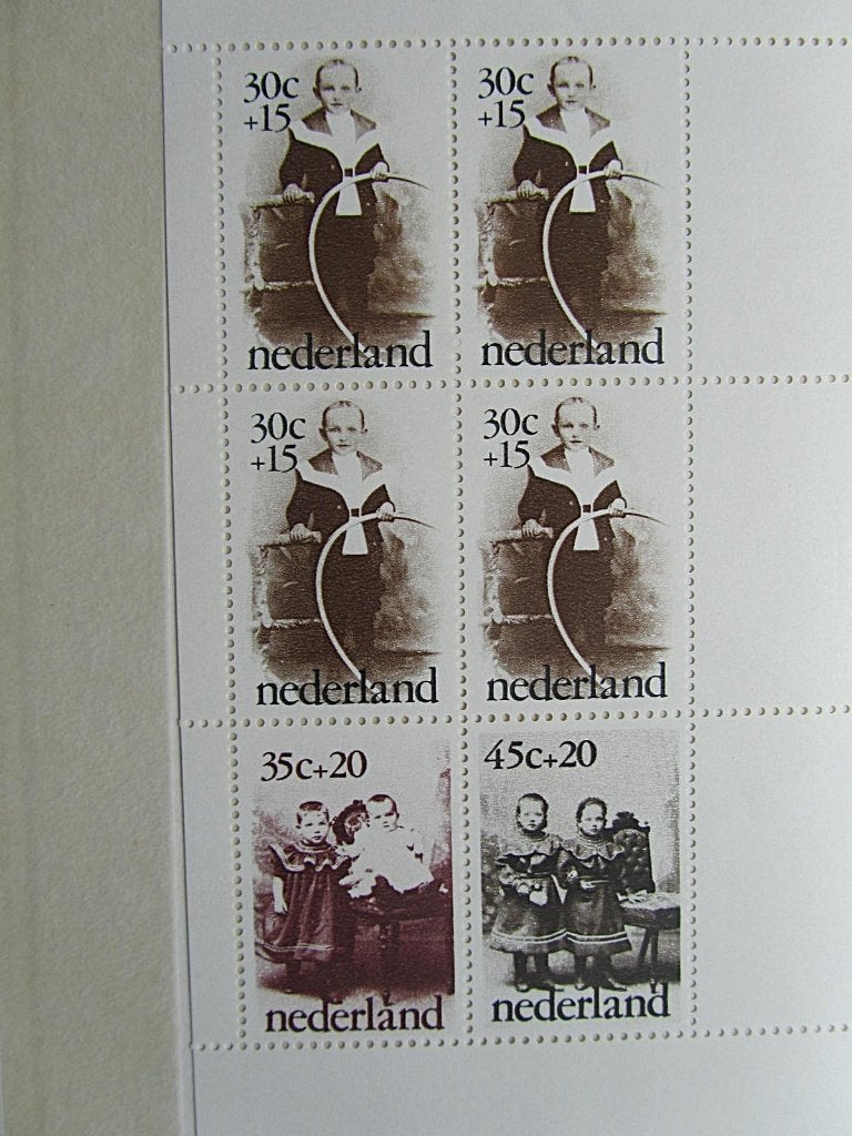 vel kinderpostzegels  type 7, Ophalen of Verzenden, Postfris