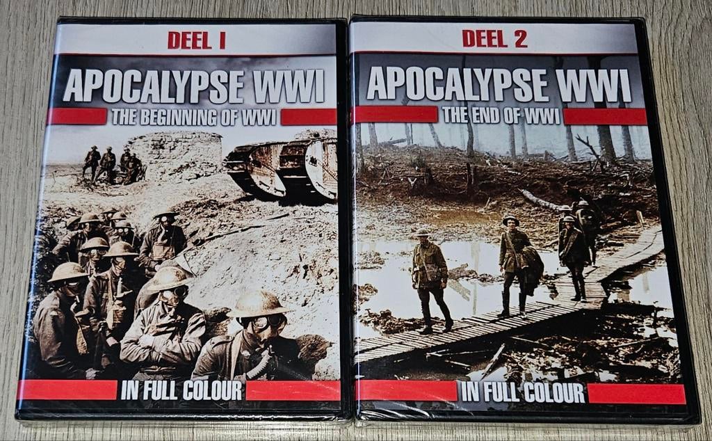 Apocalypse WW1 - Deel 1 & 2 DVD - In Full Colour, Cd's en Dvd's, Dvd's | Documentaire en Educatief, Ophalen of Verzenden, Nieuw in verpakking