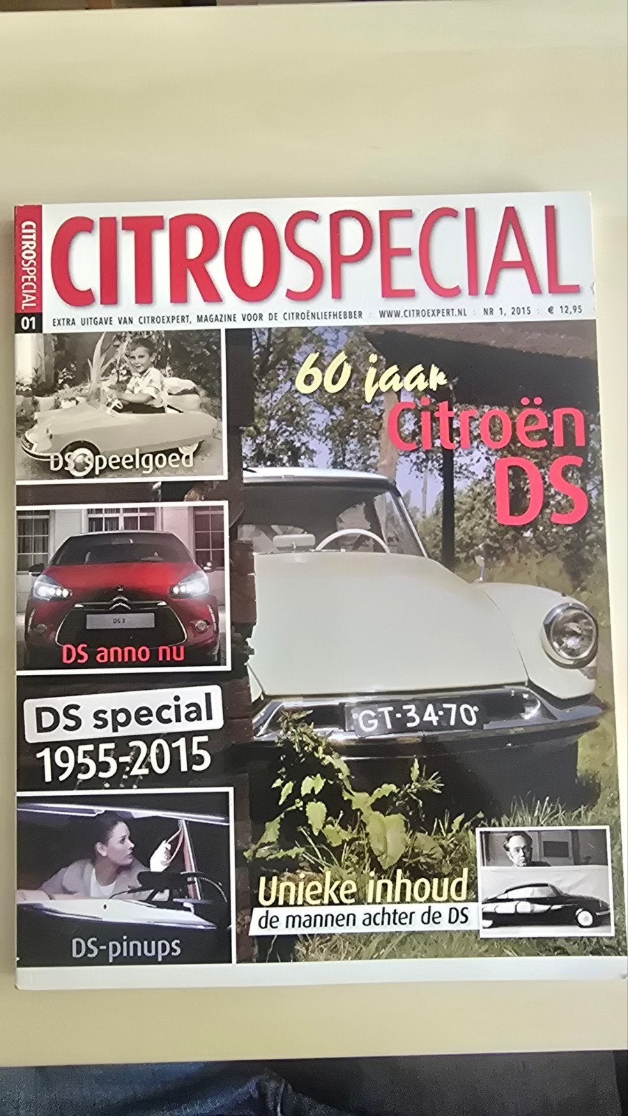 CitroSpecial Magazine: 60 jaar Citroën DS (2015), Ophalen of Verzenden, Zo goed als nieuw, Citroën