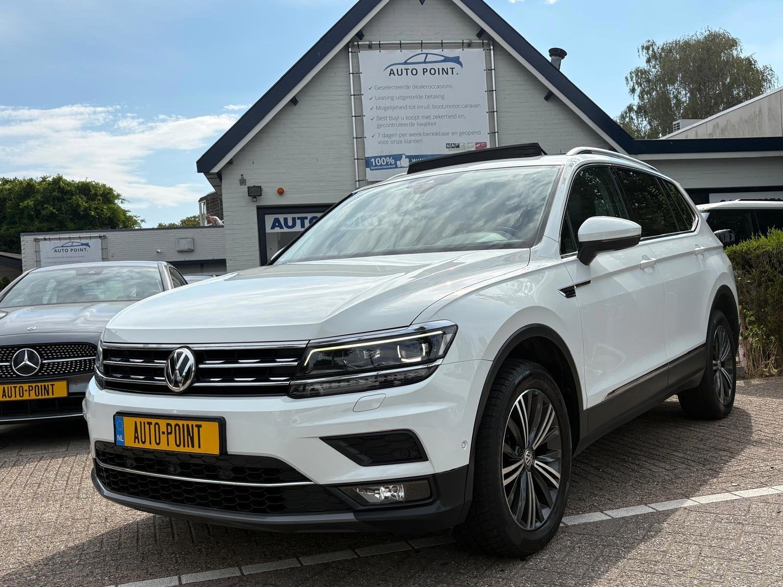 Volkswagen Tiguan Allspace 1.5 TSI PANO/19INCH-R-LINE/VIRTUA, Gebruikt, 150 pk, Wit, SUV of Terreinwagen