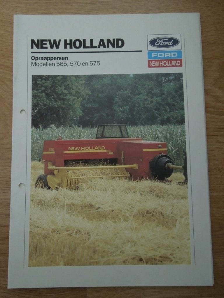 New Holland Balen pers folders, Ophalen of Verzenden, Zo goed als nieuw