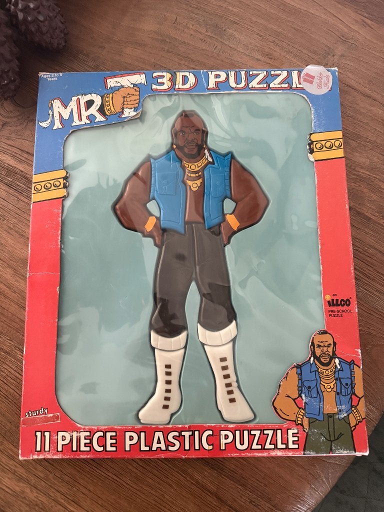 Mr. T puzzle, B.A. Baracus van the A. Team., Verzamelen, Ophalen of Verzenden, Gebruikt, Tv, Actiefiguur of Pop