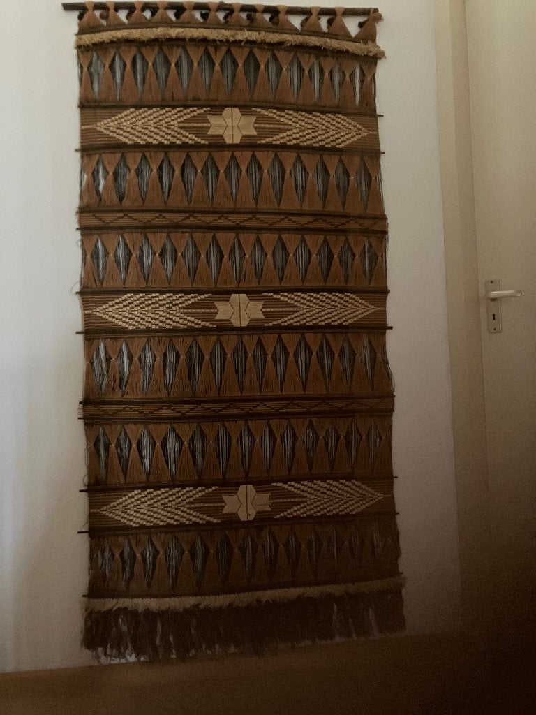 Authentiek Indiaas wandkleed, Gebruikt, Oosters, 90 cm, Ophalen of Verzenden