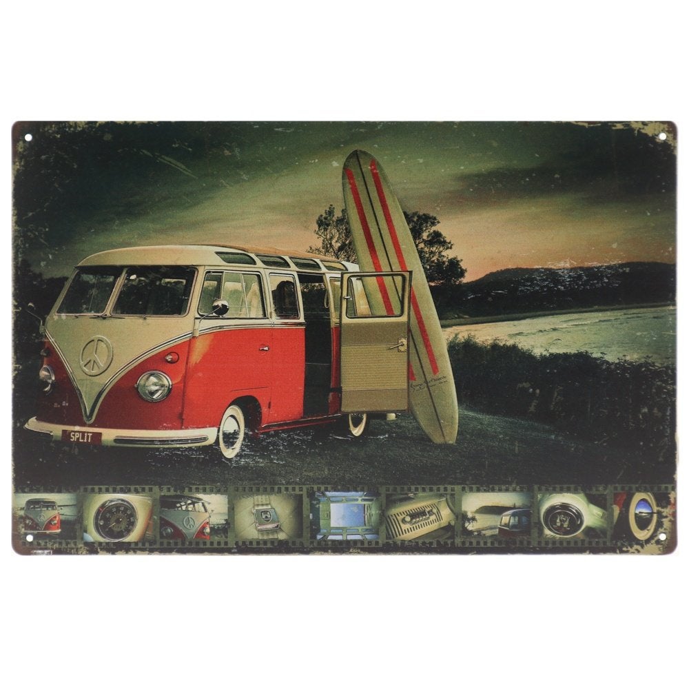 NOSTALGISCH METALEN WAND BORD, Ophalen of Verzenden, Nieuw
