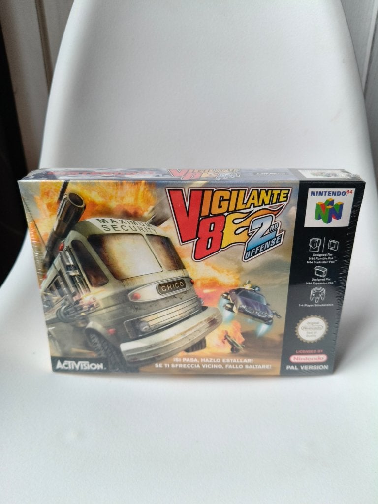 N64 Nintendo 64 spel Vigilante 8 2nd Offense PAL - nieuw, 1 speler, Racen en Vliegen, Nieuw, Ophalen of Verzenden