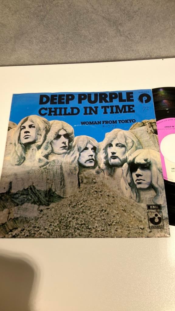 Deep Purple — Child in Time, Cd's en Dvd's, Fotohoes, 7 inch, Ophalen of Verzenden, Zo goed als nieuw
