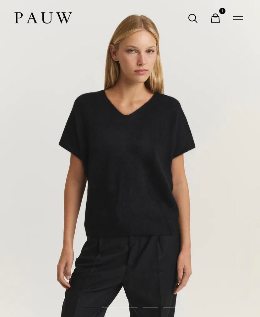 Pauw zwarte wolmix top maat 2, Kleding | Dames, Tops, Zwart, Pauw, Zo goed als nieuw, Zonder mouw