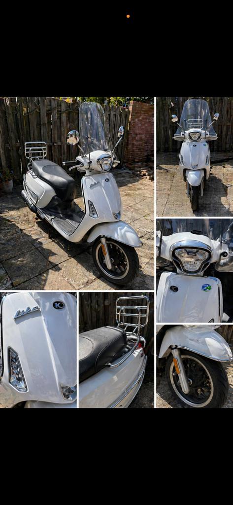 Kymco Like wit Scooter uit 2021 - 4400 km - Goed onderhouden, Ophalen, Gebruikt, Benzine, Like