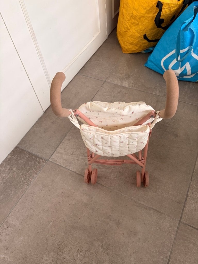 Little Dutch poppenbuggy roze – nette staat, Ophalen, Gebruikt, Babypop