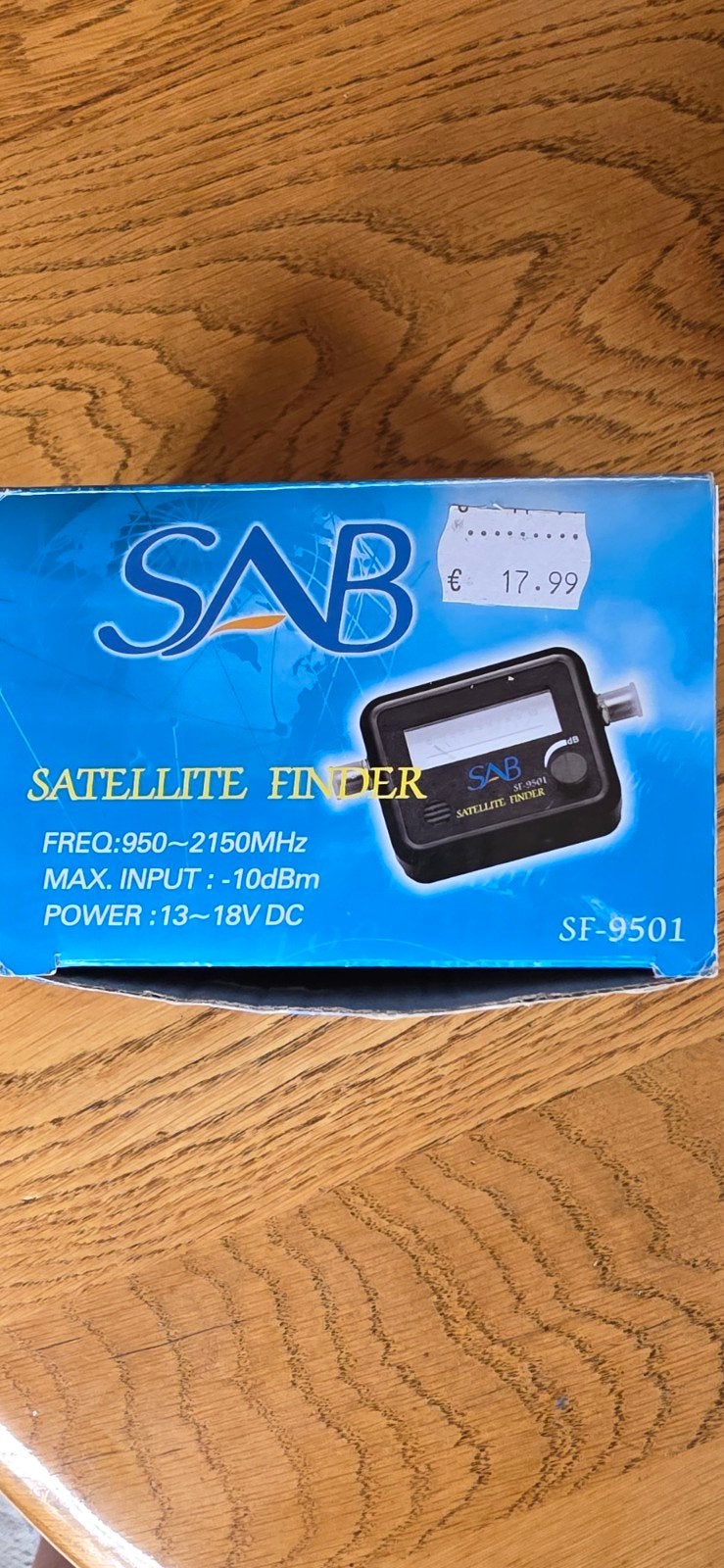 SAB SF-9501 Satelliet Zoeker - Eenvoudig en Effectief, Ophalen of Verzenden, Zo goed als nieuw, (Schotel)antenne, Overige merken