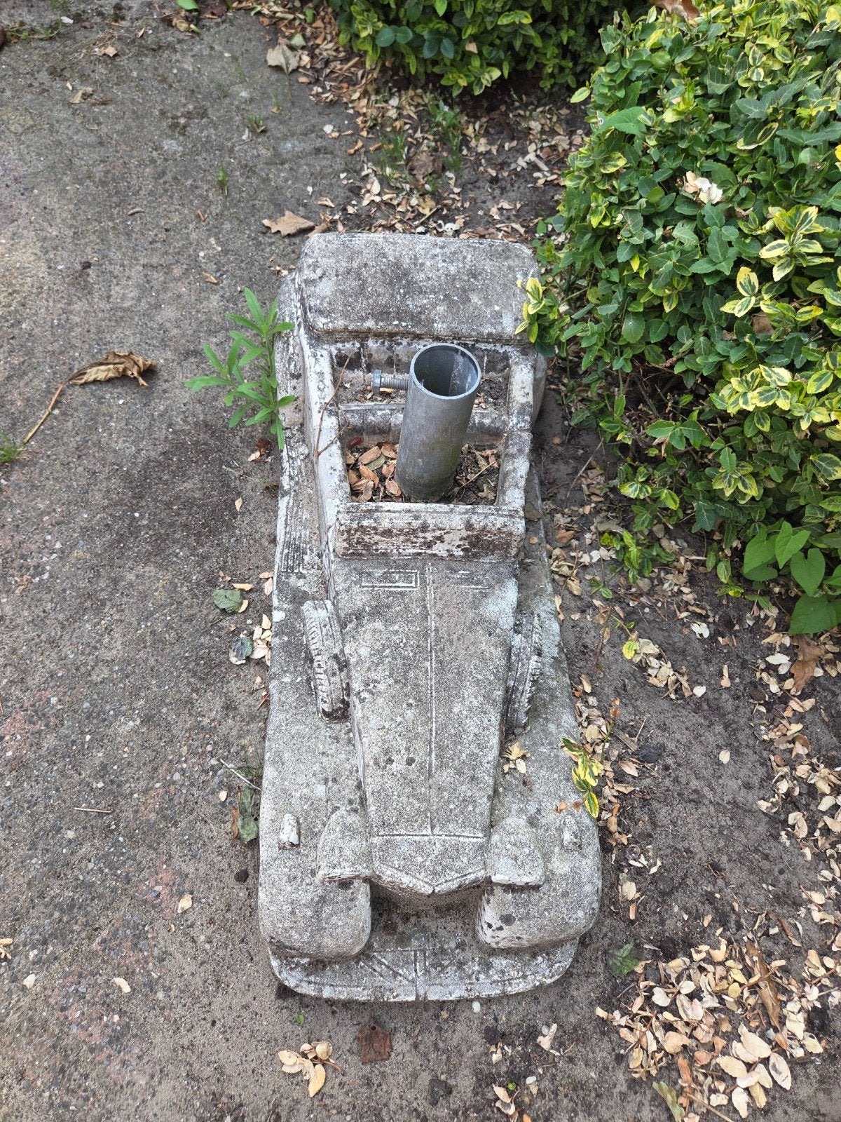 parasolvoet beton auto, Ophalen of Verzenden, Gebruikt, Beton