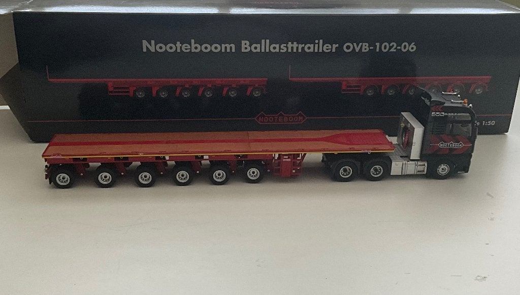 MAN Nooteboom Ballasttrailer OVB-102-06, Verzenden, Zo goed als nieuw, Bus of Vrachtwagen, Wsi