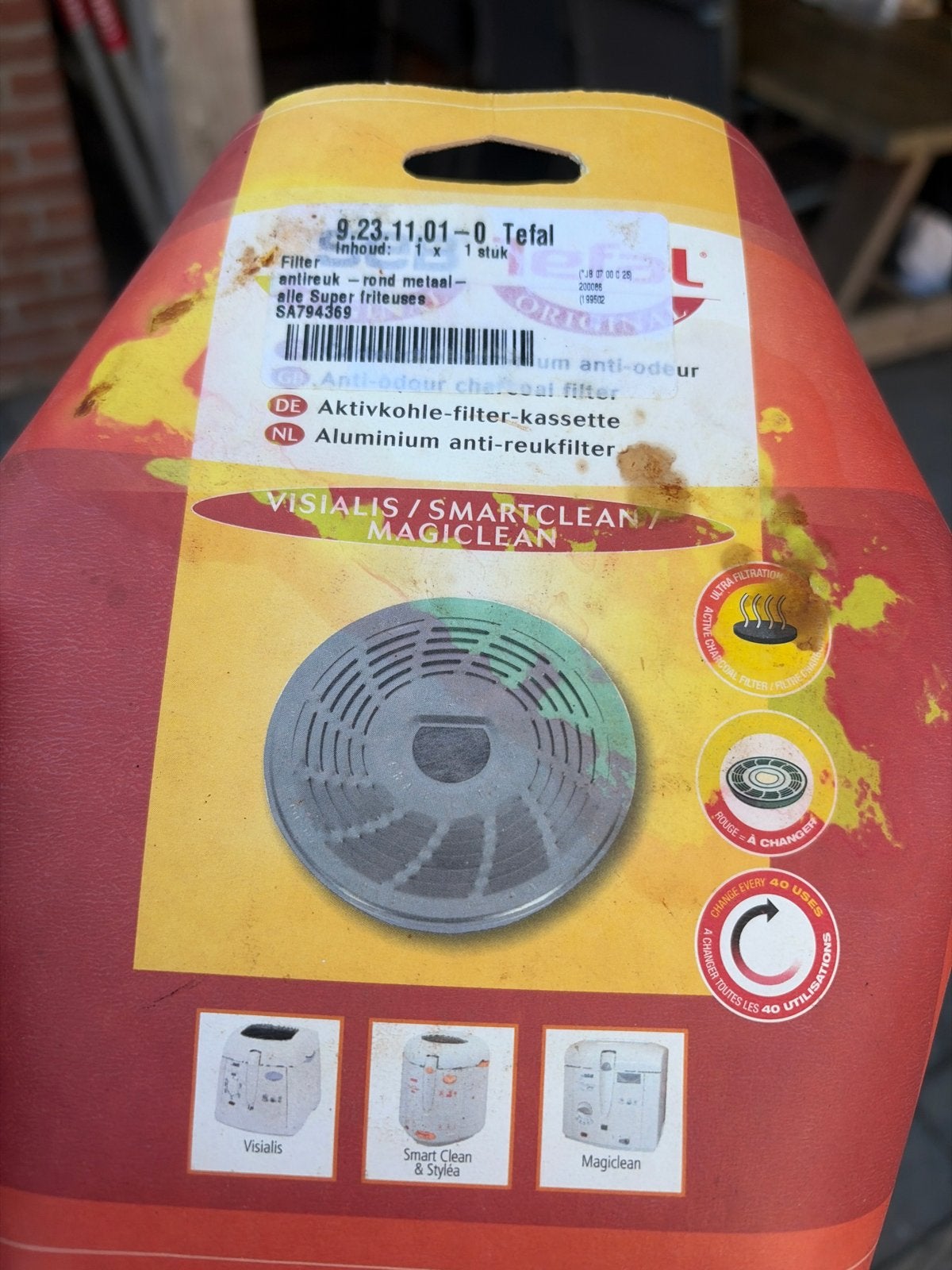 Tefal Aluminium Anti-Reukfilter voor Frituurpannen, Ophalen of Verzenden, Nieuw
