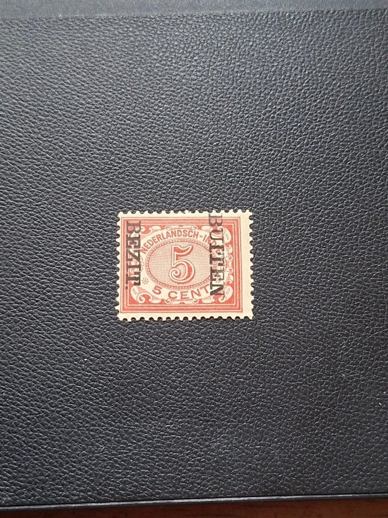 nederlands indië ongebruikt plakker nr 86f kopstaand, Ophalen of Verzenden, Postfris, Nederlands-Indië