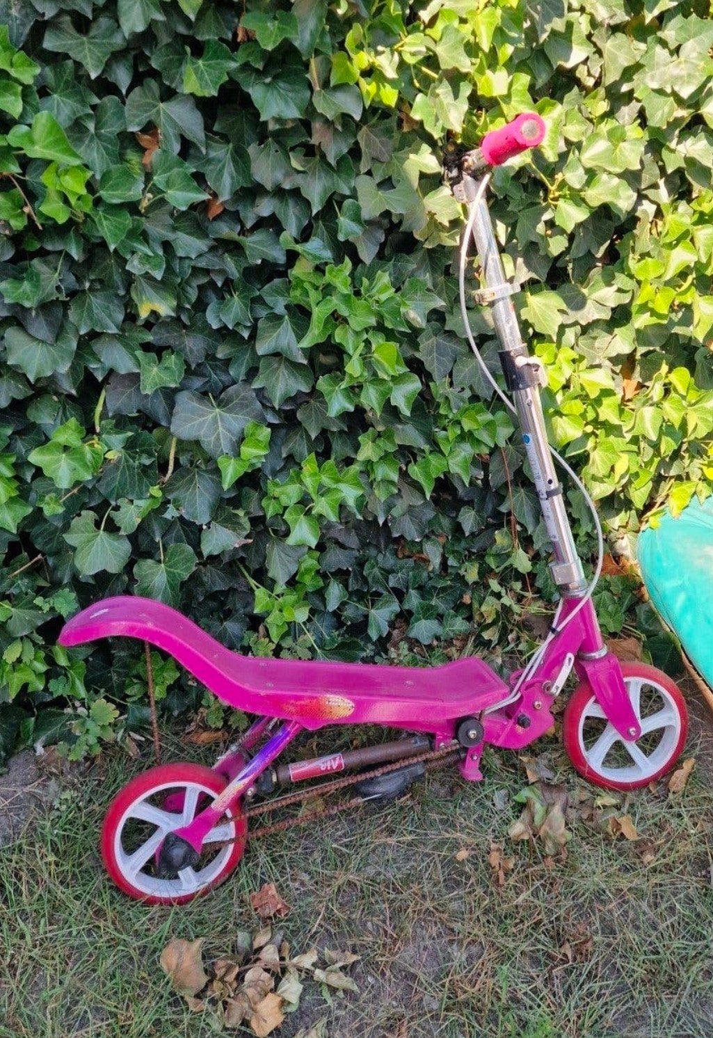 roze spacescooter / kinderen step, Fietsen en Brommers, Ophalen, Gebruikt, Gewone step