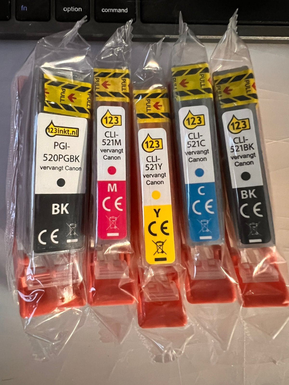 123inkt Canon PGI-520 + CLI-521 complete set – ongeopend, Ophalen, Nieuw, Cartridge