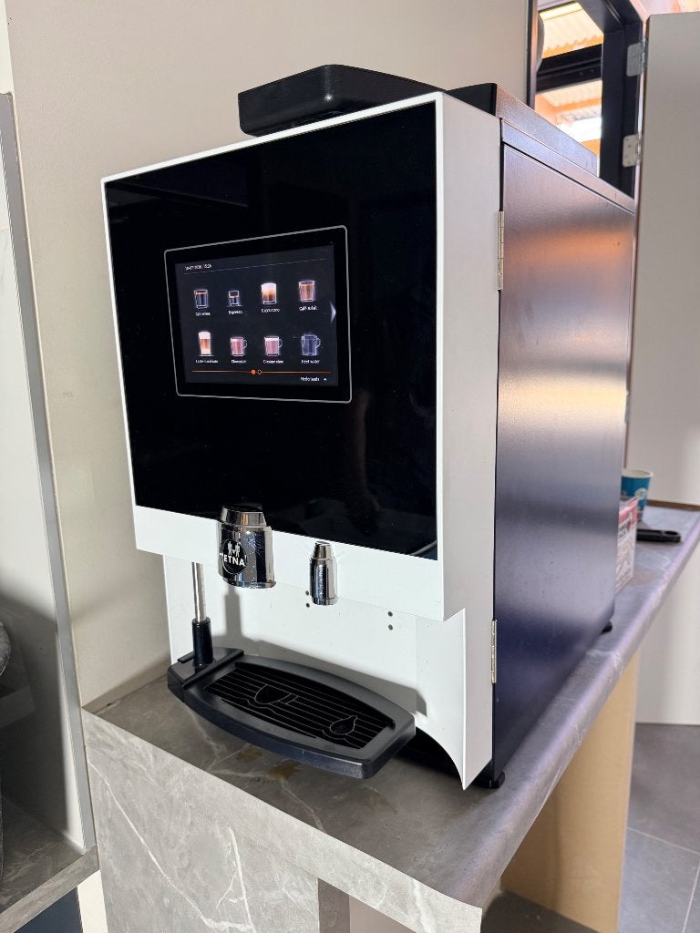 Koffiemachine Etna compact touch, Ophalen of Verzenden, Gebruikt, Koffiebonen