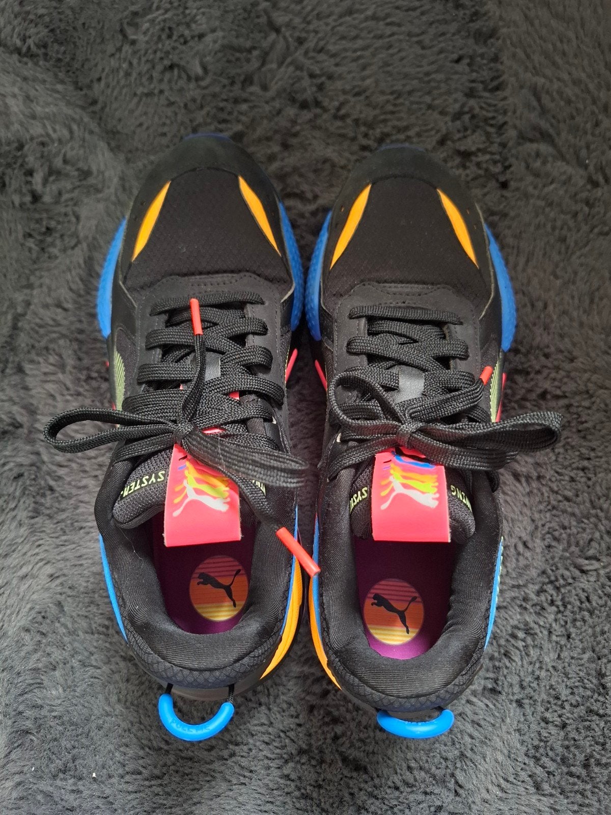 Puma RS-X³ sneakers - Zwart met kleurrijke accenten, Puma, Zwart, Ophalen of Verzenden, Sneakers of Gympen