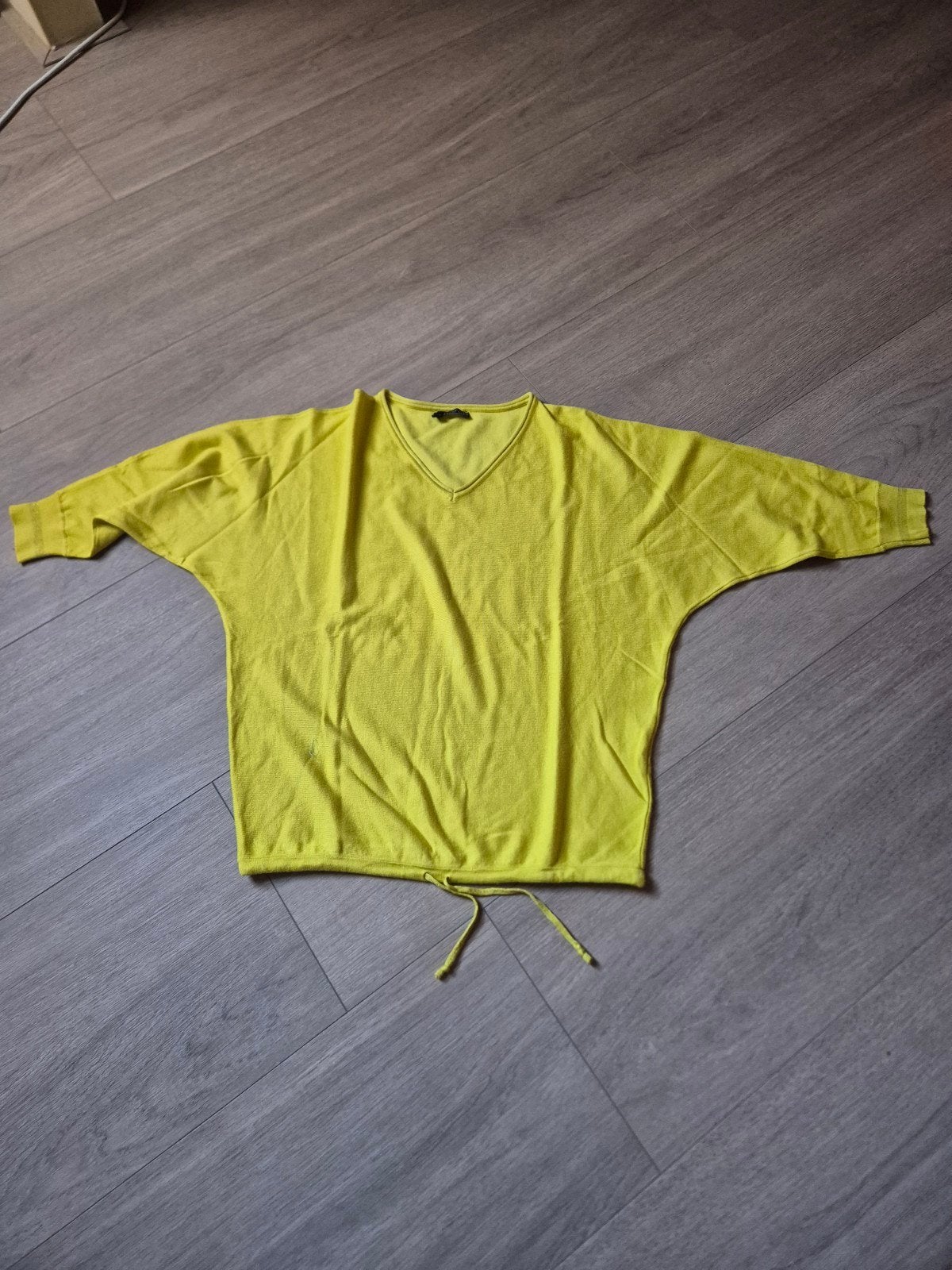 Norah dames shirt met driekwarts mouwen, Geel, Nieuw, Ophalen of Verzenden, Korte mouw