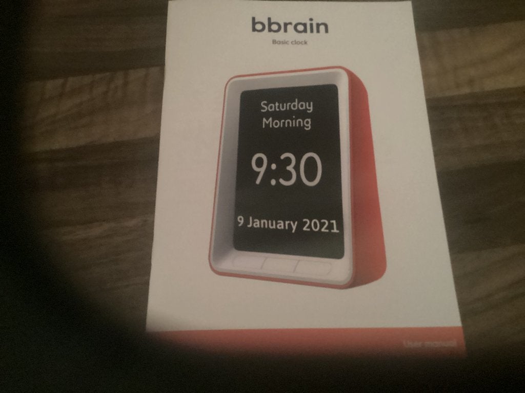 BBrain Ouderenklok, Huis en Inrichting, Woonaccessoires | Klokken, Ophalen of Verzenden, Staande klok, Digitaal, Overige stijlen