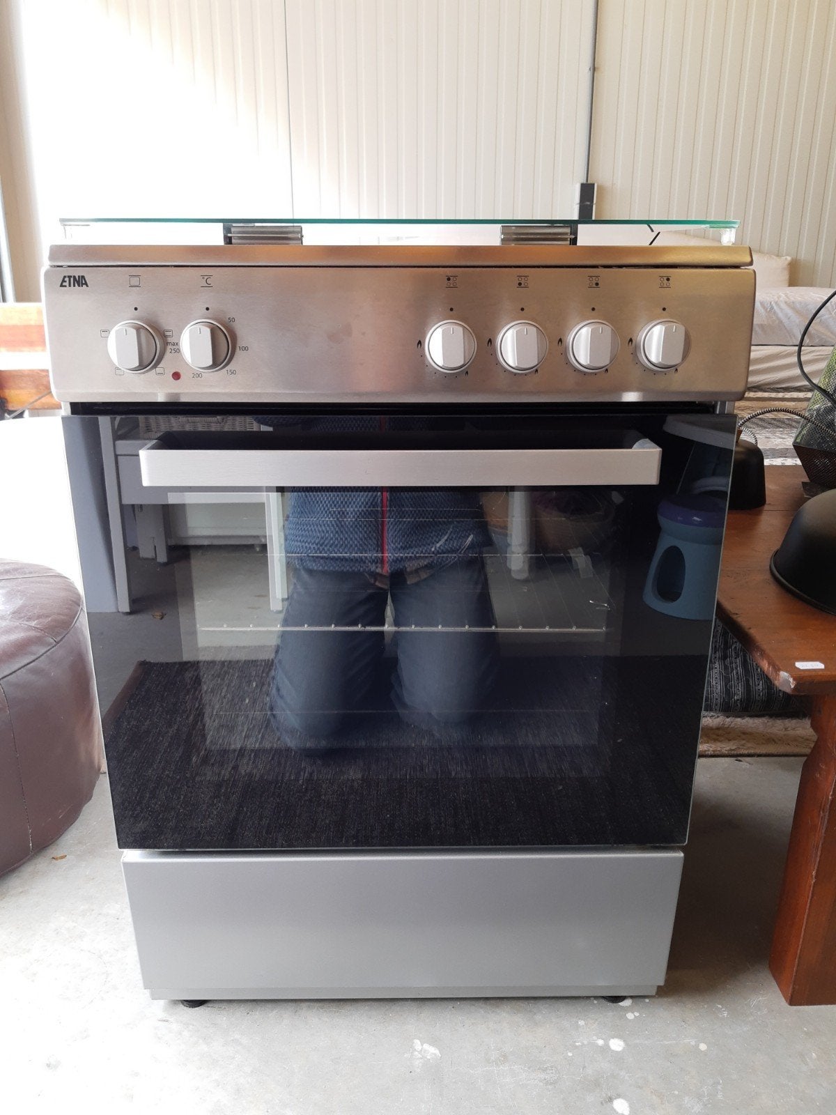 ETNA FGV160RVS gasfornuis met oven – zeer nette staat!, Ophalen