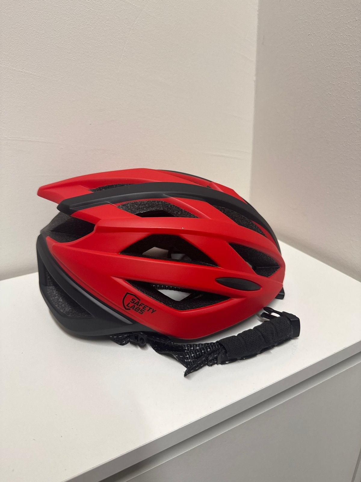 Safety Labs Fietshelm Maat M Rood Zwart, Ophalen of Verzenden, Nieuw, M, Heer of Dame