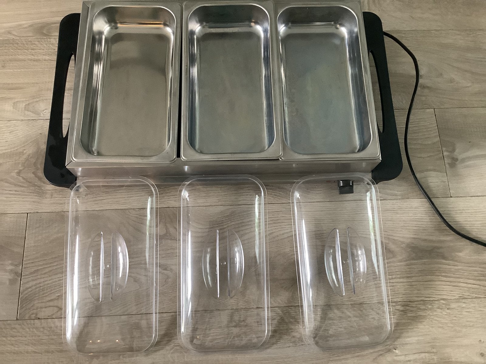 Buffetwarmer, Zilver, Ophalen of Verzenden, Zo goed als nieuw, Overige materialen