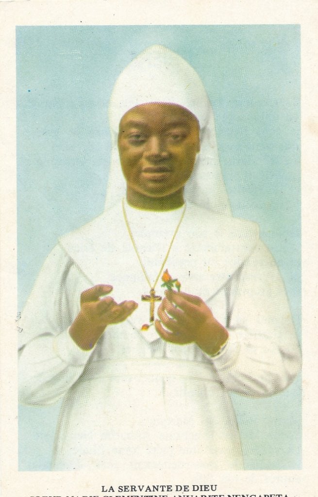 Prent van Soer Marie Clementine Anuarite Nengapeta 1939-1964, Ophalen of Verzenden, Zo goed als nieuw, Kaart of Prent, Christendom | Katholiek