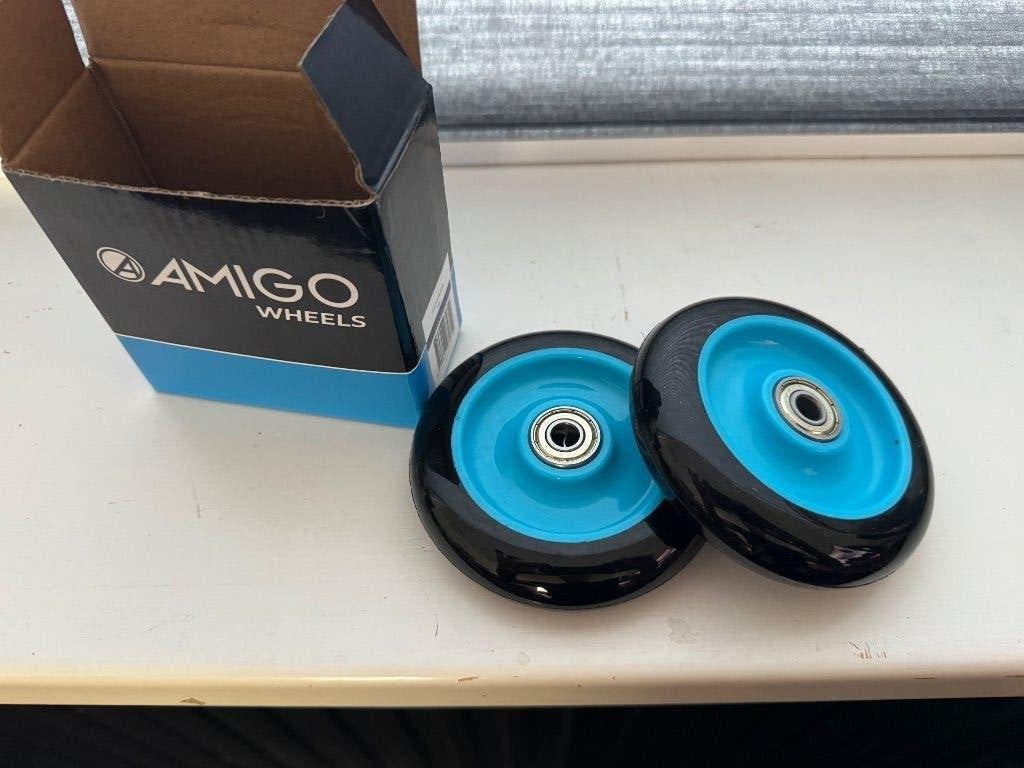 AMIGO Wheels Blauw – Stepwielen – Nieuw, Ophalen of Verzenden, Nieuw, Gewone step, Onbekend