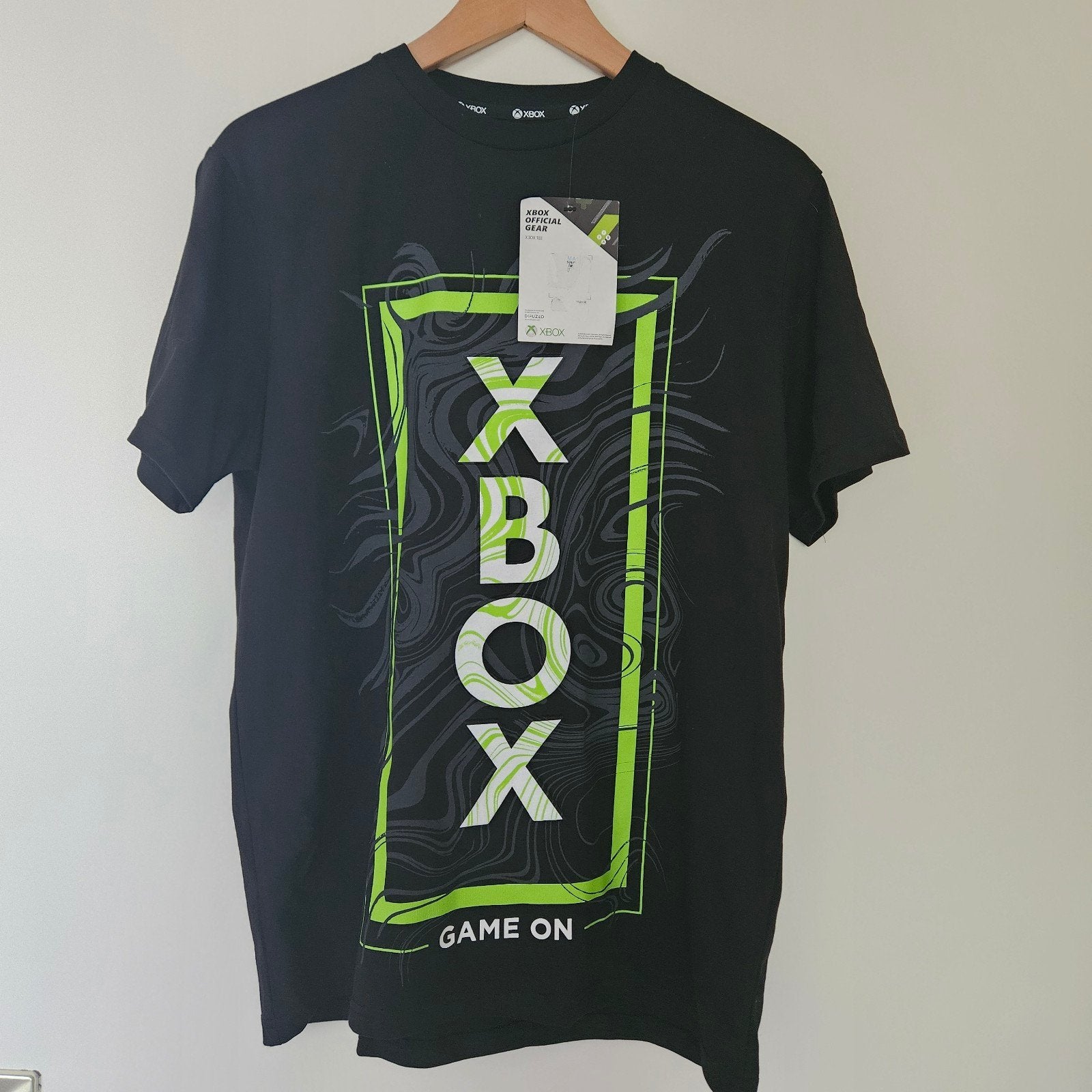 Nieuw Xbox T-shirt - Maat M - Zwart met groen logo, Maat 48/50 (M), Zwart, Nieuw, Ophalen of Verzenden