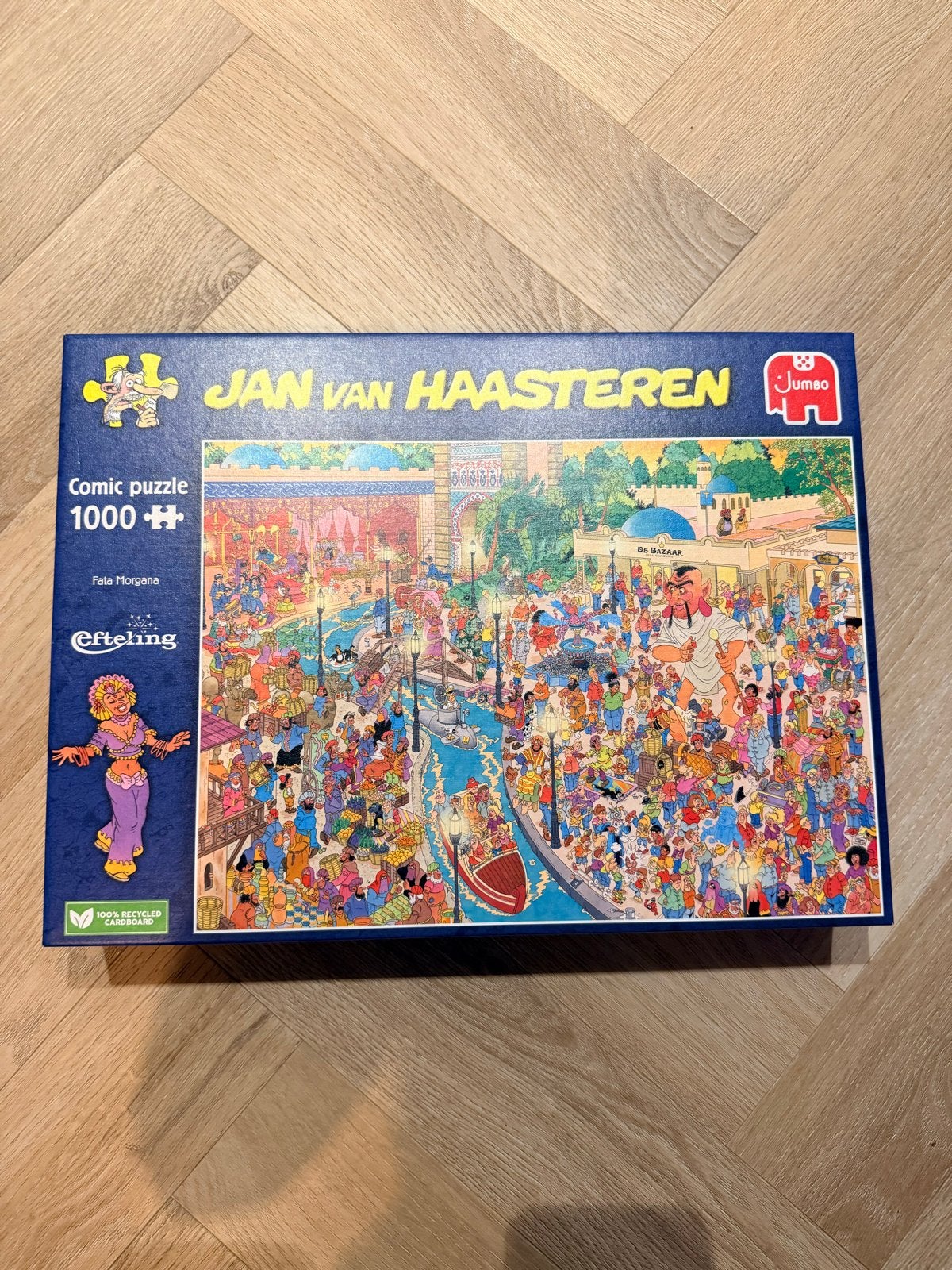 Jan van Haasteren Efteling Fata Morgana Puzzel 1000 stukjes, Ophalen of Verzenden, 500 t/m 1500 stukjes, Zo goed als nieuw, Legpuzzel
