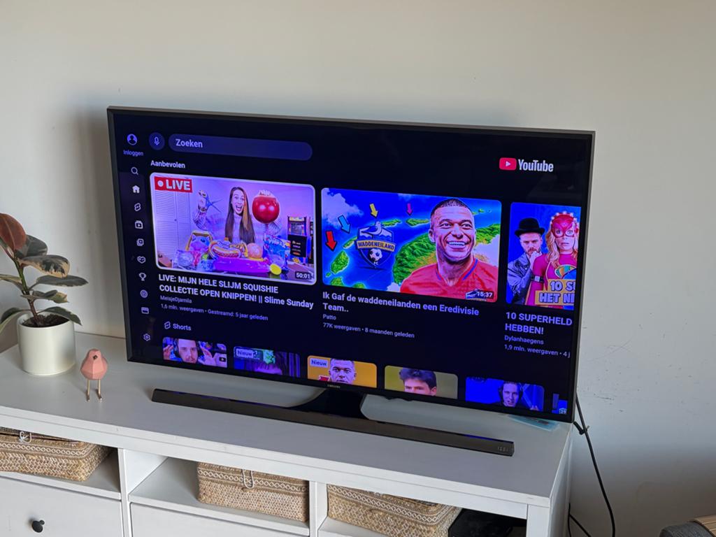 Samsung UE48JU7000 4K UHD TV (48 inch) met lichte defecten, Ophalen, 50 Hz, Samsung, 100 cm of meer