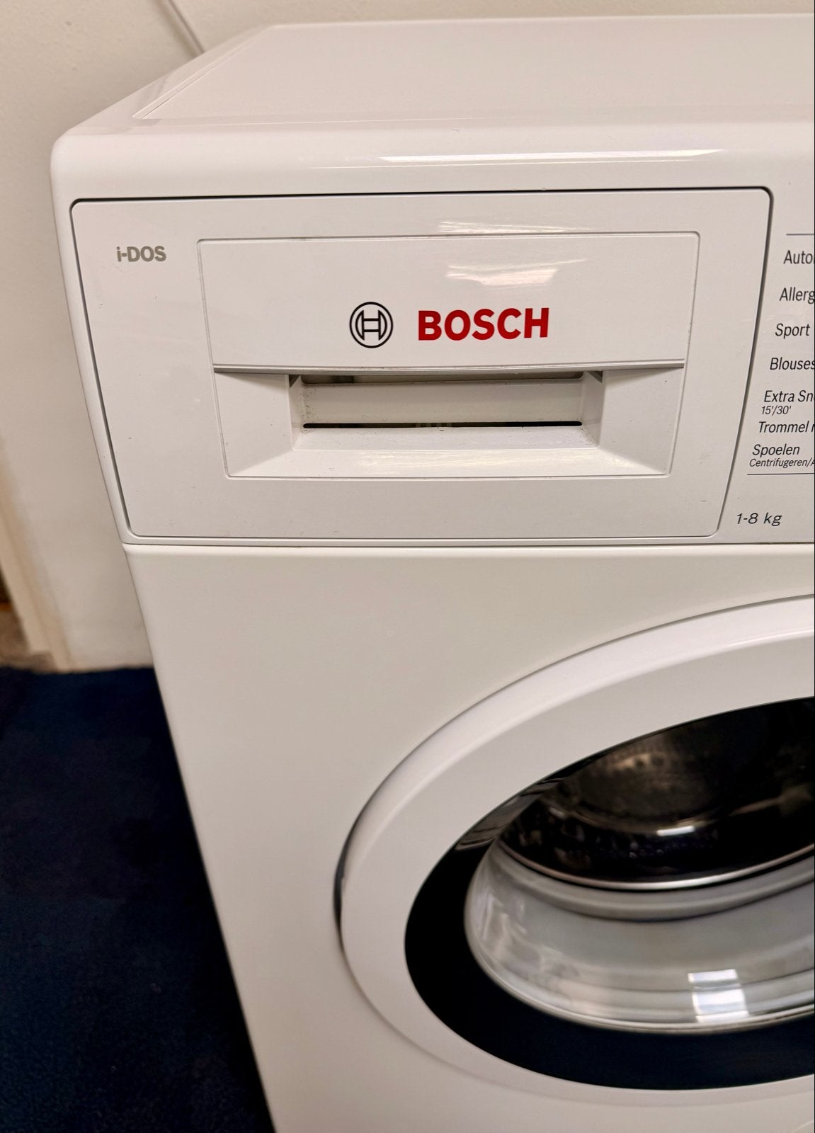 Bosch Serie 6 i-DOS Wasmachine - 8 kg - Zo goed als nieuw, Bosch, 6 tot 8 kg, Www.bosch.com, Germany