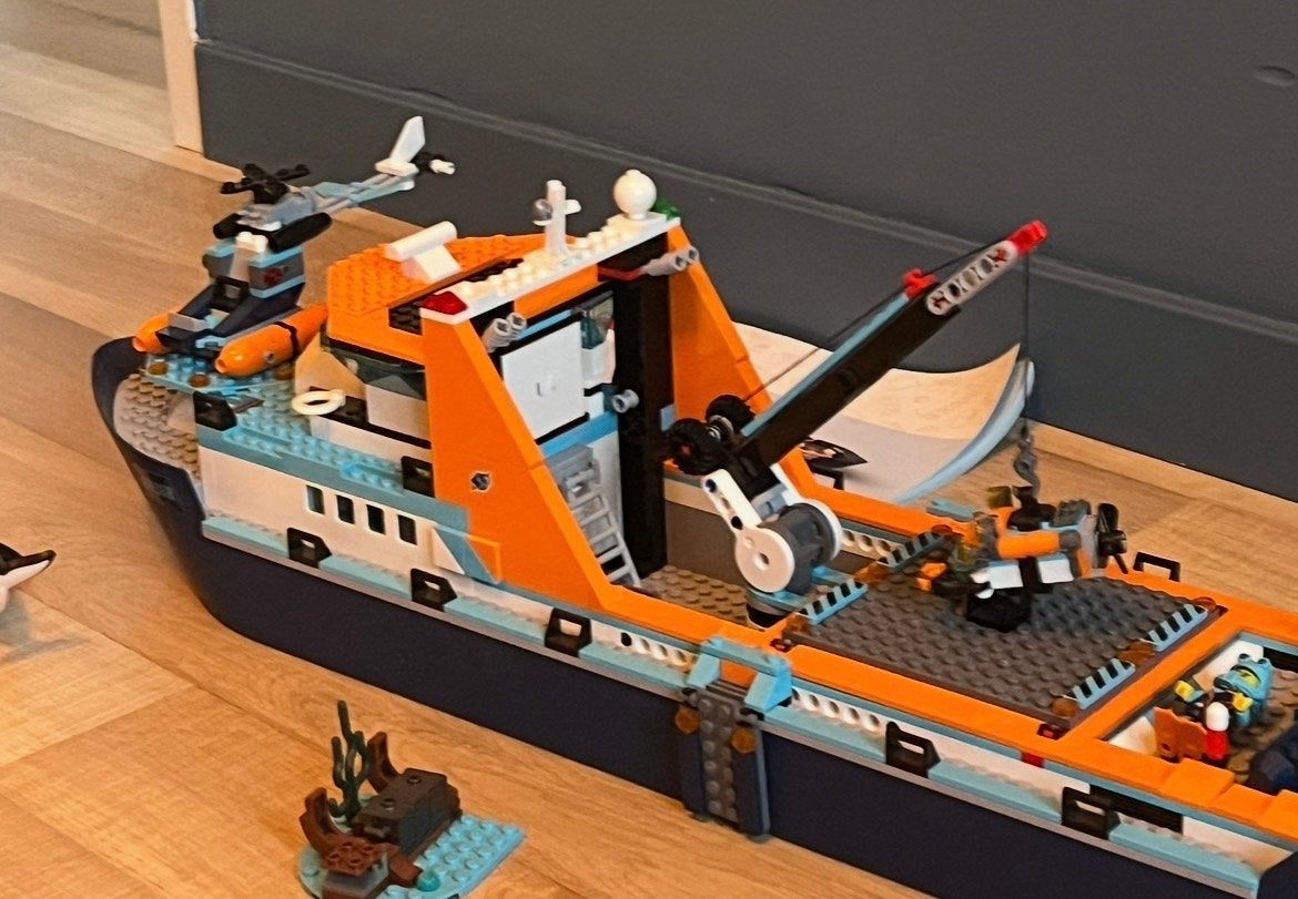 LEGO City Oceaan Onderzoeksschip 60368, Ophalen, Zo goed als nieuw, Overige merken