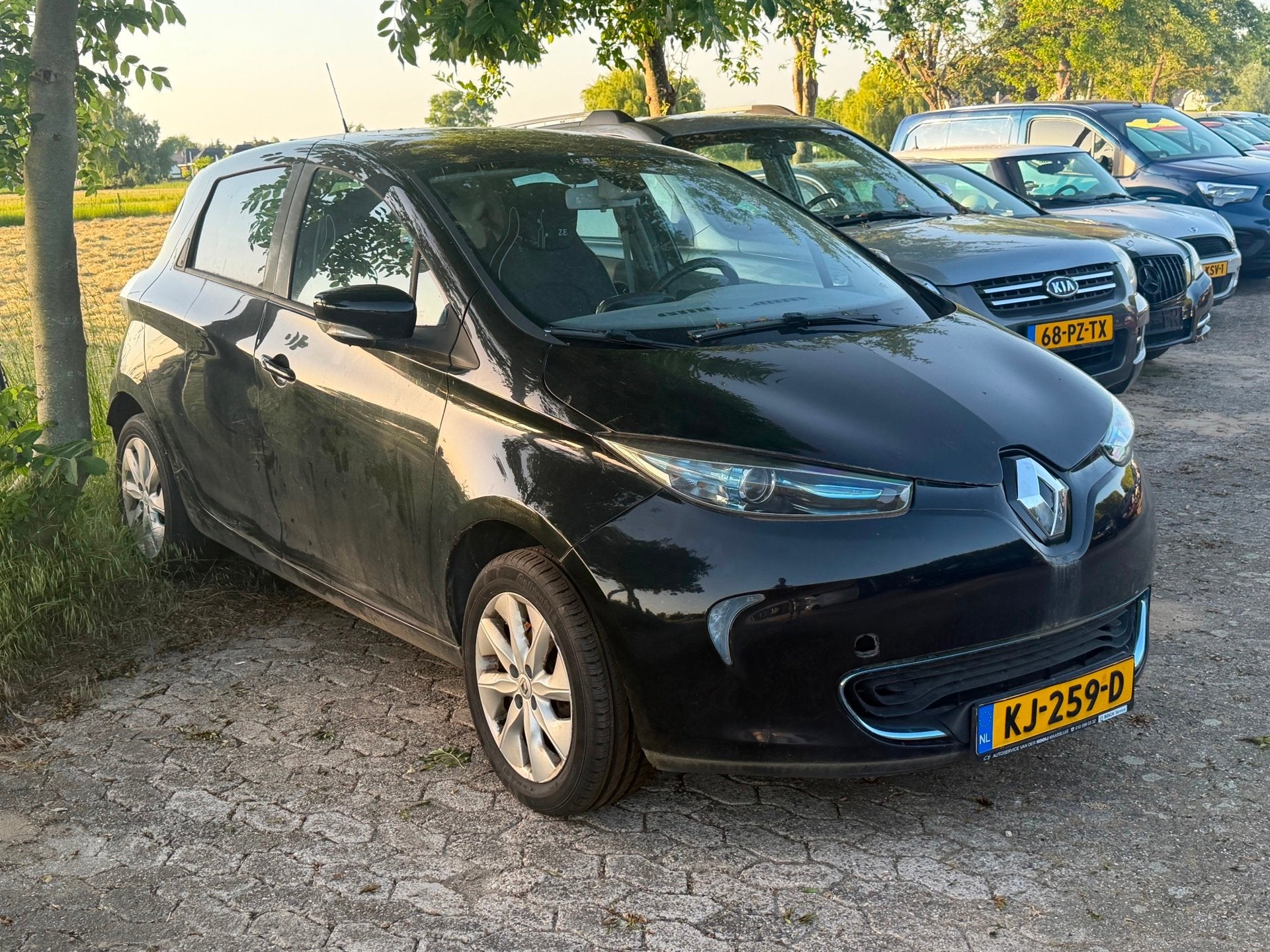 Renault ZOE Q210 Zen GEEN ACCUPAKKET Quickcharge aanwezig Ai, Auto's, Renault, Stof, Gebruikt, 360 min, Grijs