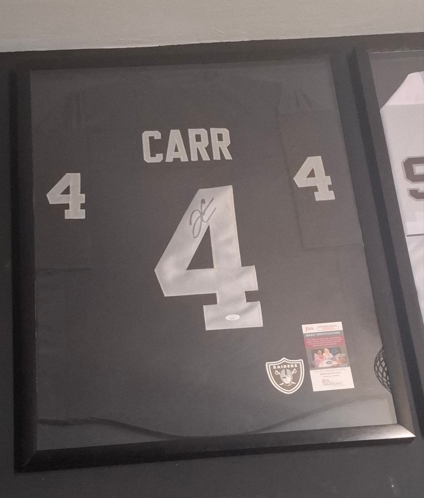 NFL RAIDERS GESIGNEERDE FAN JERSEY, Ophalen of Verzenden, Nieuw, Buitenlandse clubs, Shirt