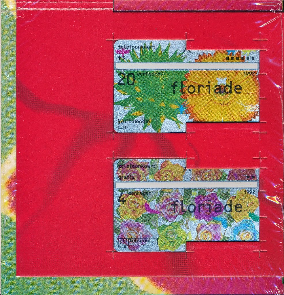 Boekje met 4 telefoonkaarten Floriade (1992), Verzamelen, Ophalen of Verzenden, Nederland