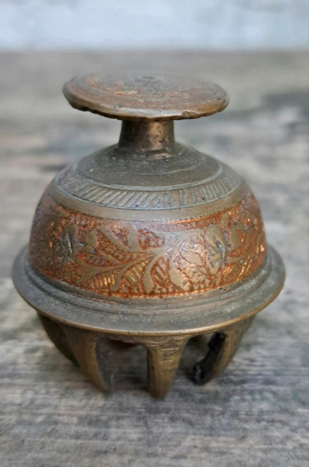 Vintage Tempel Bel - Ritueel Aziatisch, Antiek en Kunst, Ophalen of Verzenden