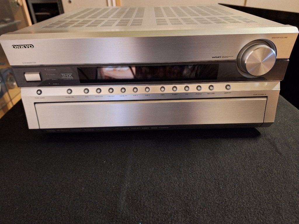 Onkyo Receiver TX-NR905 Zilver (Heel weinig gebruikt!), Ophalen, Zo goed als nieuw, 120 watt of meer, Onkyo