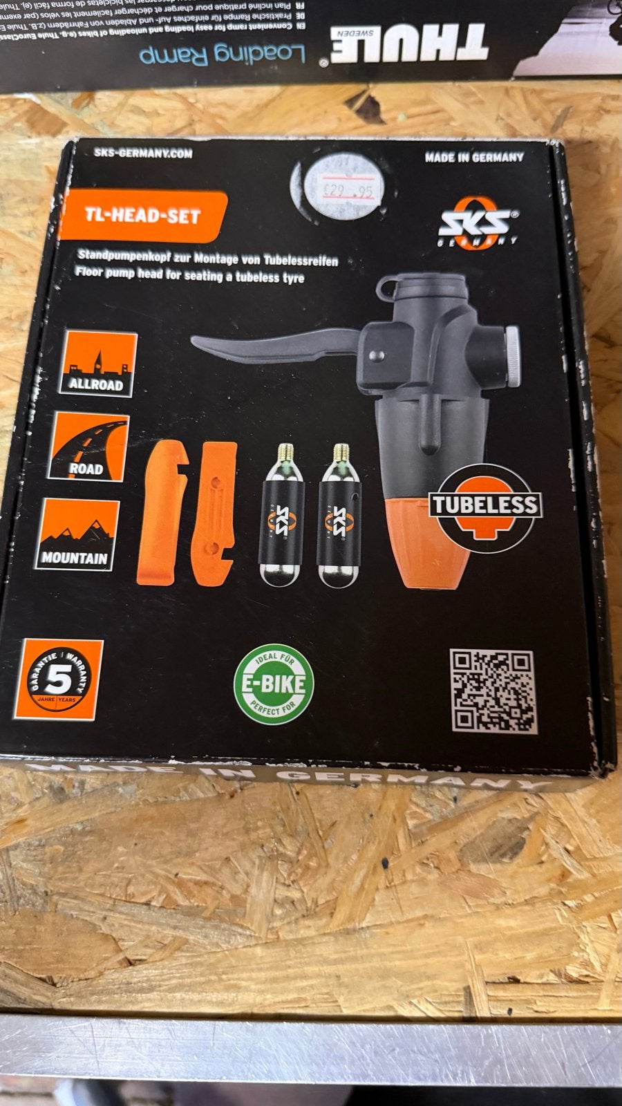 SKS TL-HEAD-SET Tubeless banden montage set, Ophalen, Nieuw